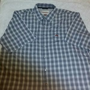 Men's SIMMS short sleeve fishing shirt